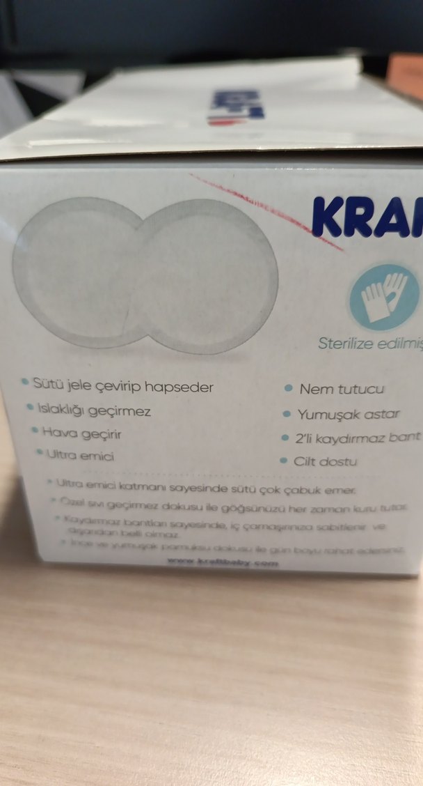 Kraft Ultra Emici Göğüs Pedi Bej - Görsel 2