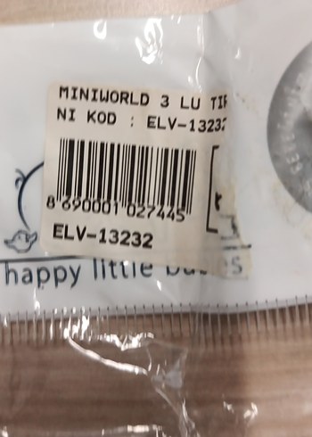 Renkli Bebek eldiven Seti Sarı Desenli - Görsel 2