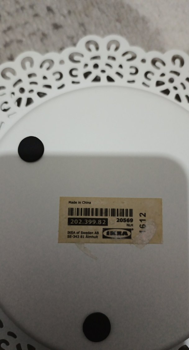 Beyaz Dantel Desenli Tabak Seti - Görsel 3