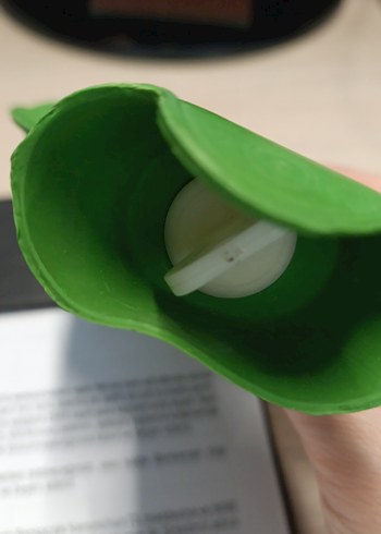 Parlak Yeşil Sıcak El mini Su Torbası - Görsel 3