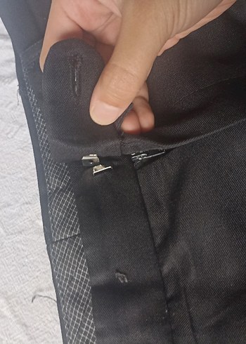 siyah erkek kumaş pantolon - Görsel 5