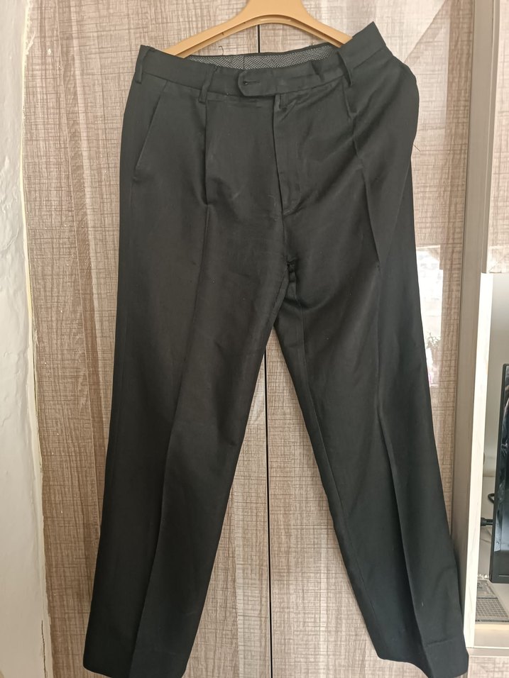 siyah erkek kumaş pantolon - Görsel 3