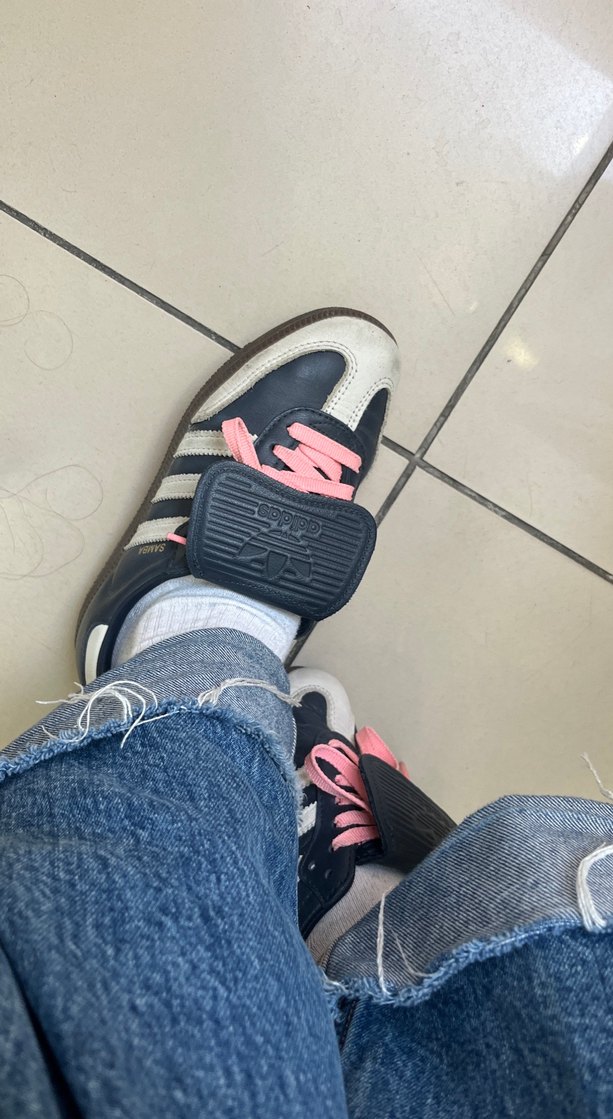 Pembe Bağcıklı Kadın Spor Ayakkabı orijinal - Görsel 3