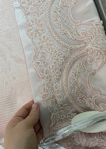 Fransız pike takımı tam takım çarşaflı yeni etiketli - Görsel 6