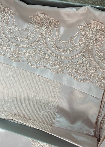 Fransız pike takımı tam takım çarşaflı yeni etiketli - Görsel 10