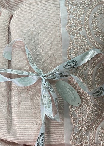 Fransız pike takımı tam takım çarşaflı yeni etiketli - Görsel 3