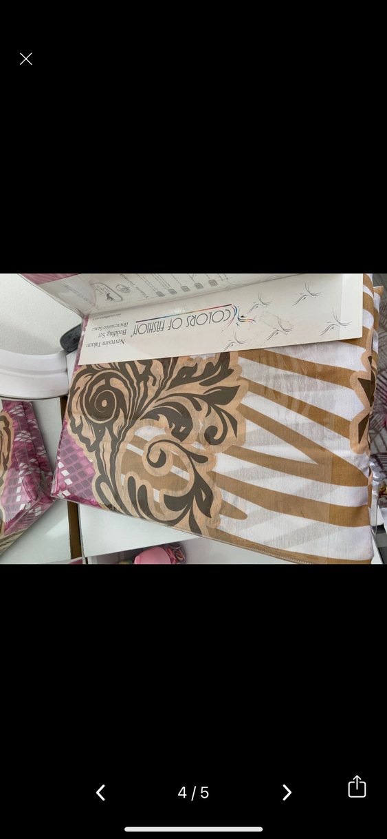 Desenli Koyu Pembe Nevresim Takımı yeni etiketlidir - Görsel 4