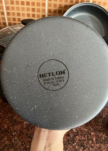 Yeni etiketli. Gri Granit Görünümlü Tencere Seti - Görsel 3