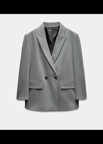 Gri Kadın Midi Ceket - Görsel 6