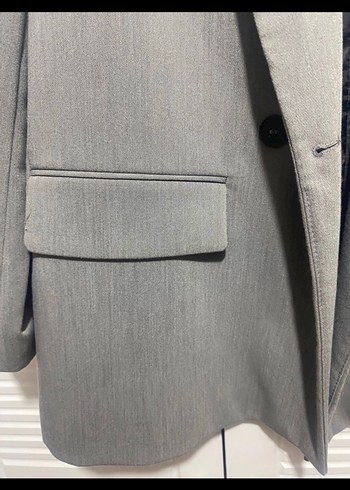 Gri Kadın Midi Ceket - Görsel 5