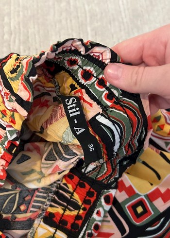 Uzun Desenli Bohem Eteği - Görsel 3