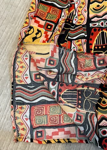 Uzun Desenli Bohem Eteği - Görsel 2