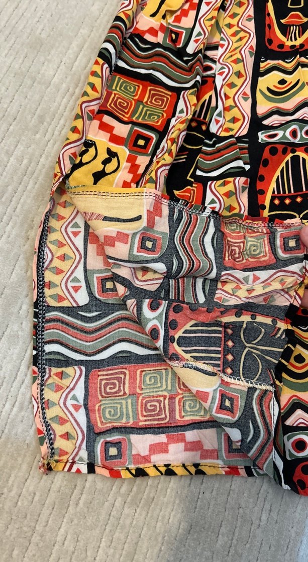 Uzun Desenli Bohem Eteği - Görsel 2