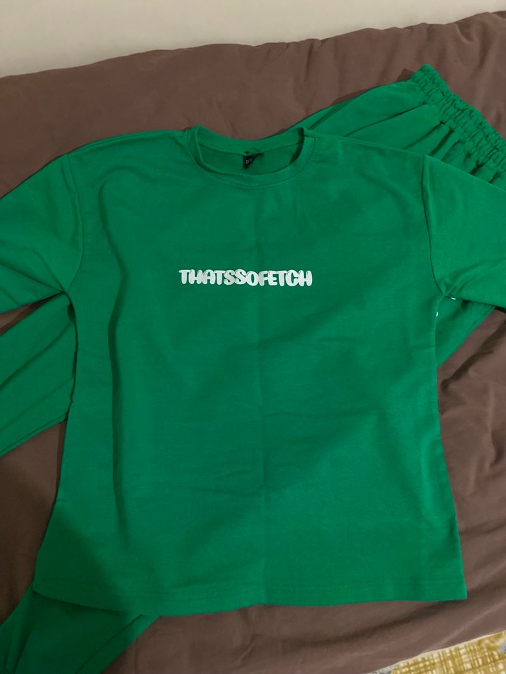 Yeşil Kadın alt üst takım - Görsel 2