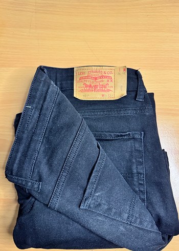 Siyah erkek Regular Fit Denim Pantolon - Görsel 2