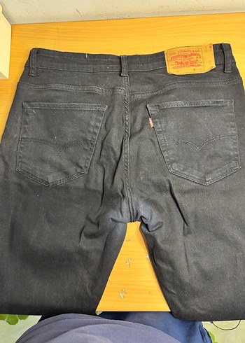 Siyah erkek Regular Fit Denim Pantolon - Görsel 3