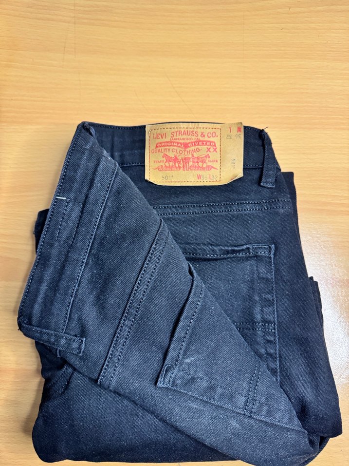 Siyah erkek Regular Fit Denim Pantolon - Görsel 2