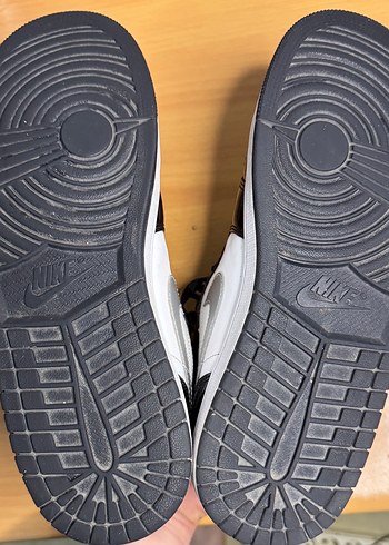 Nike Air Jordan Mid 1 black silver - Görsel 6