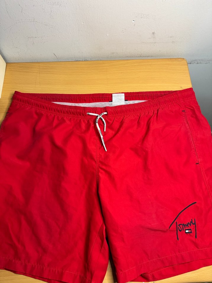 Tommy Kırmızı Erkek Deniz Şortu - Görsel 3