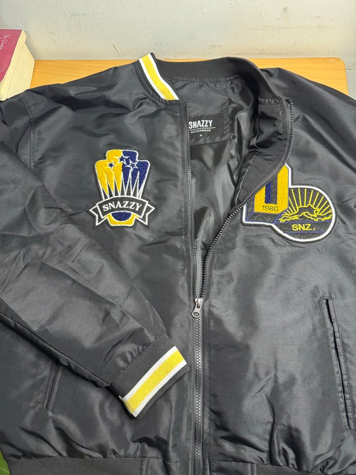 Siyah Fermuarlı Street Wear Erkek Ceket - Görsel 2