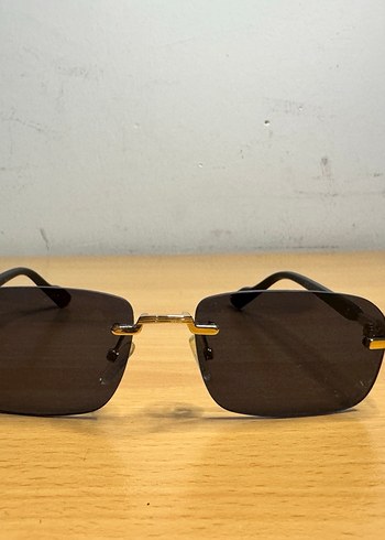 Siyah Minimalist erkek Güneş Gözlüğü - Görsel 2