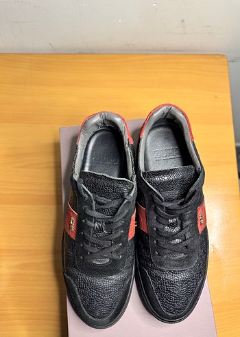 Zuma markası Yılan Desenli Siyah Erkek Spor Ayakkabı - Görsel 5