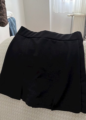 Trendyol & Milla Sik Siyah Mini Sortlu Etek