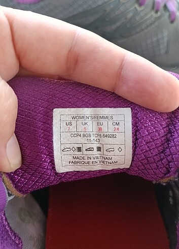 38 Beden gri Renk The North Face Spor Ayakkabı