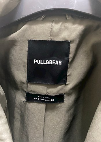 Gri Deri Kemerli Biker Ceket - Görsel 5