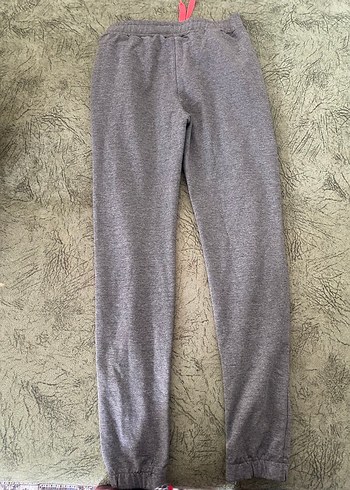 Fermuarlı Gri Kadın Eşofman Altı - Görsel 2