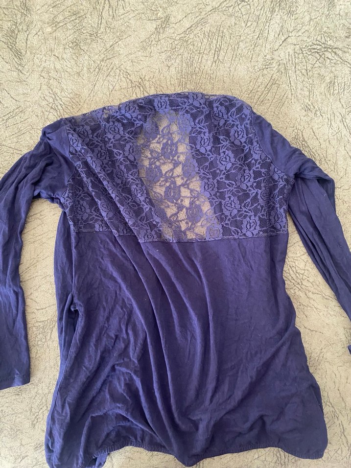 Mor Uzun Kollu Midi Hemşirelik Sabahlığı - Görsel 2