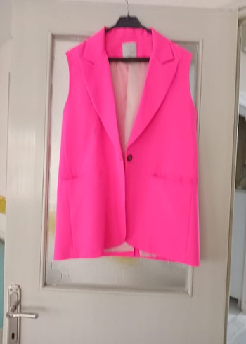 Kısa Kırmızı Süet Püsküllü Kadın Deri Ceket - Görsel 15