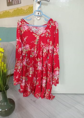 Püsküllü Kırmızı Süet Kadın Ceket - Görsel 11