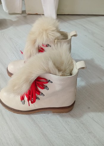 Püsküllü Kırmızı Süet Kadın Ceket - Görsel 2