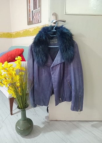 Püsküllü Kırmızı Süet Kadın Ceket - Görsel 6