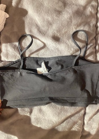 H&M Siyah Crop Top - Görsel 4
