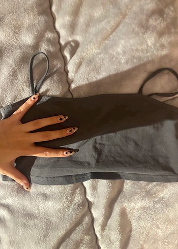 H&M Siyah Crop Top - Görsel 3