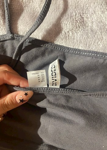 H&M Siyah Crop Top - Görsel 5