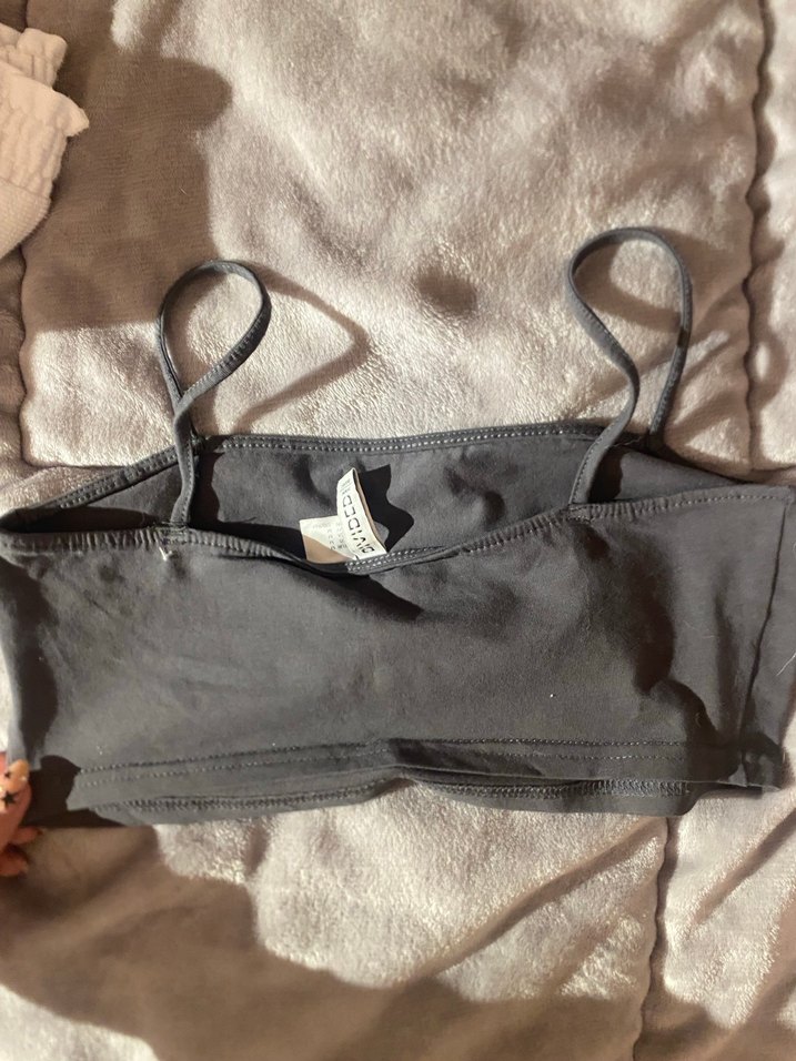 H&M Siyah Crop Top - Görsel 4