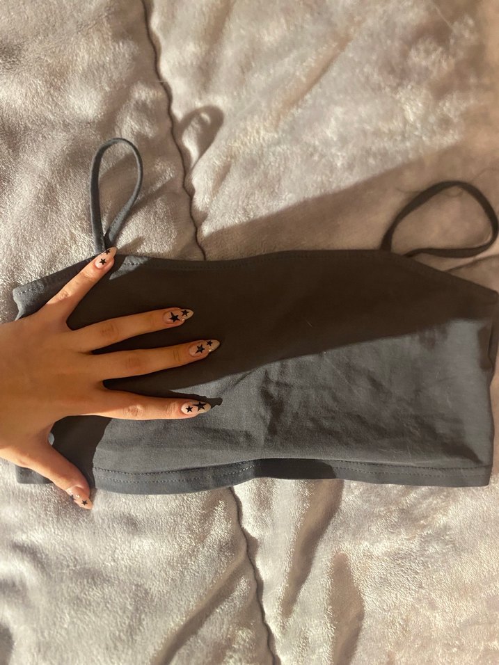 H&M Siyah Crop Top - Görsel 3