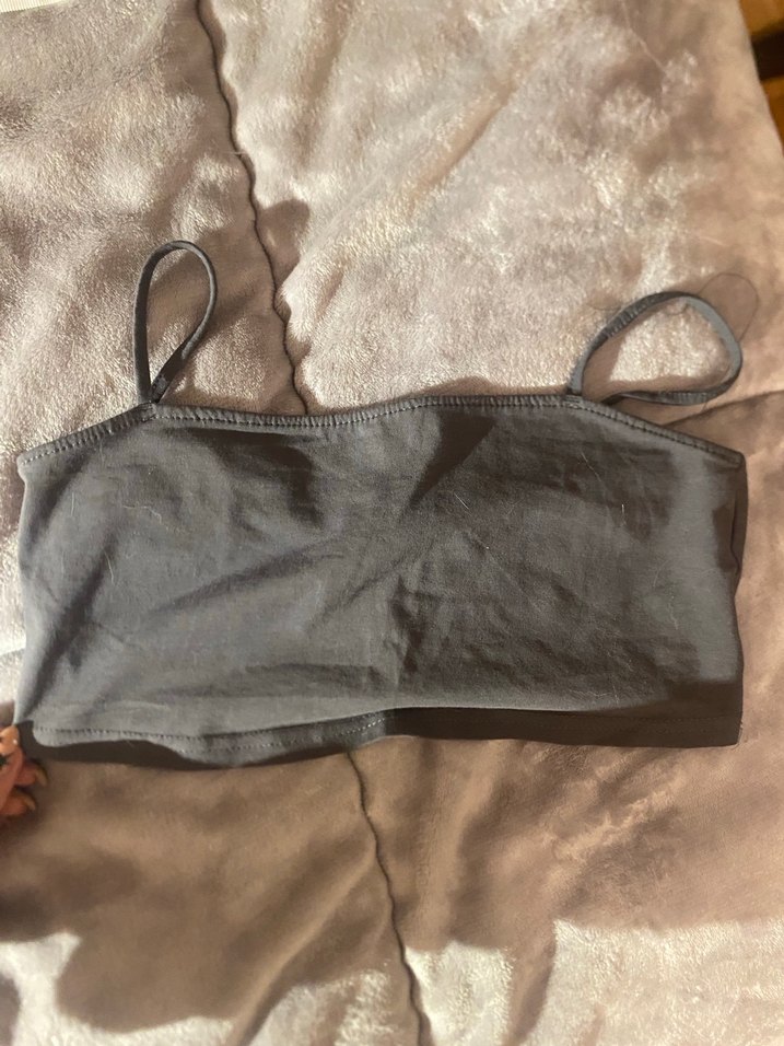 H&M Siyah Crop Top - Görsel 2