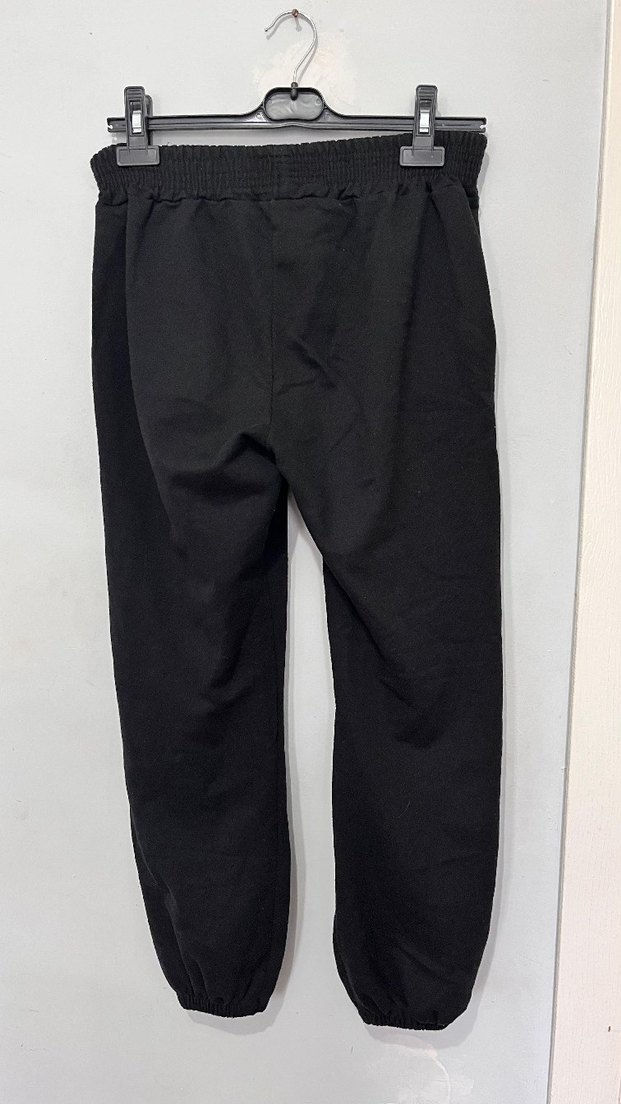 Siyah  Rahat Kesim Kadın Eşofman - Görsel 3