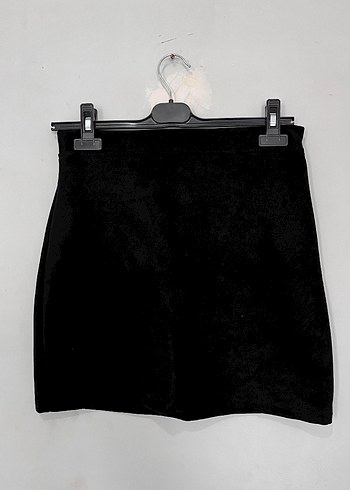 Siyah Şık Mini Etek - Görsel 2