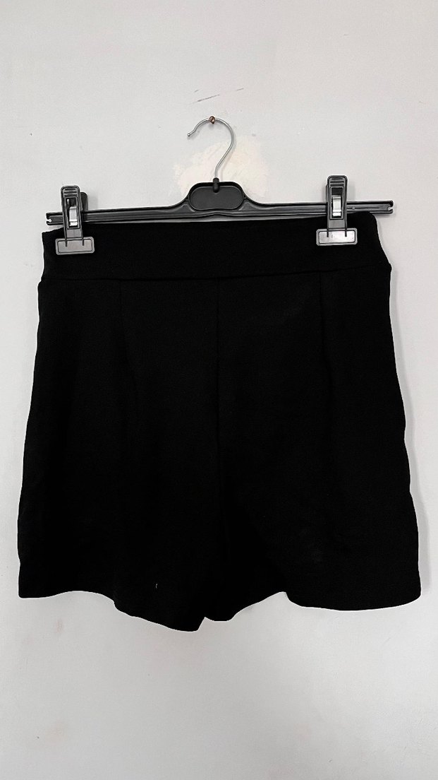 Siyah Mini Şortlu Etek - Görsel 5
