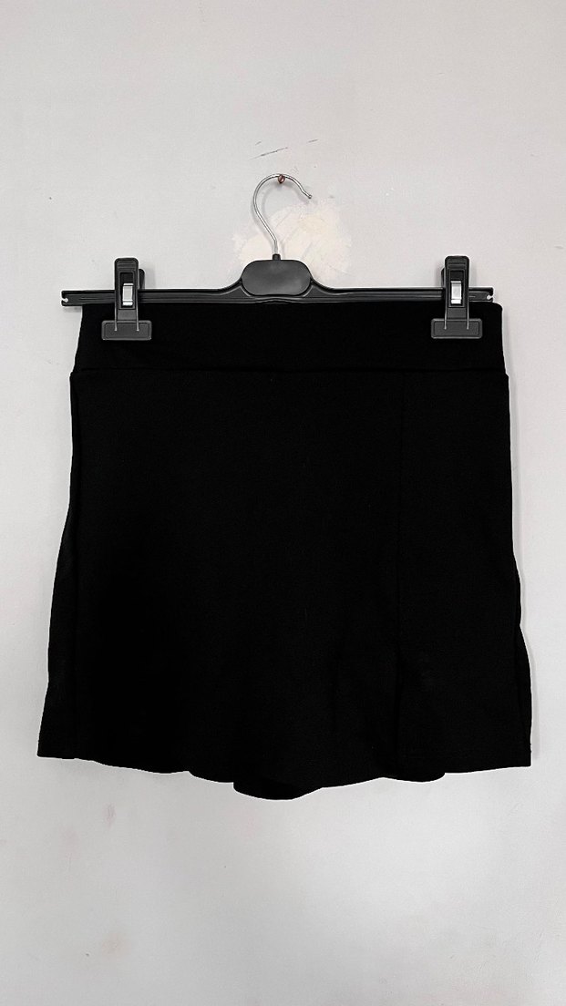 Siyah Mini Şortlu Etek - Görsel 4