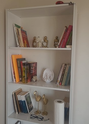 Beyaz 5 bölmeli 
Kitaplık - Görsel 2