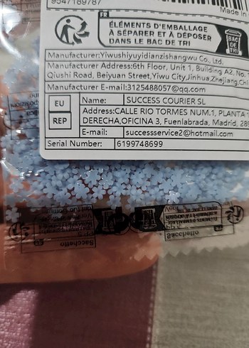 Renkli Mavi Tırnak Süsleri Çiçek Desenli - Görsel 3