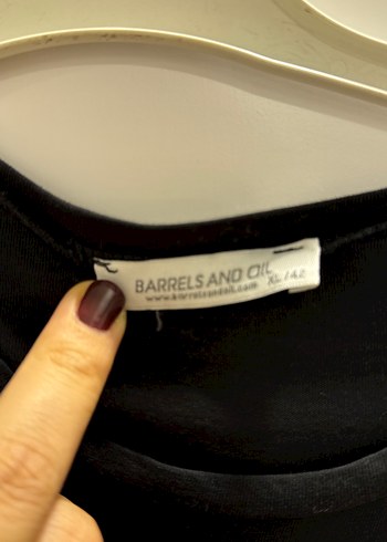 Diz altı siyah elbise 42 beden - Görsel 2