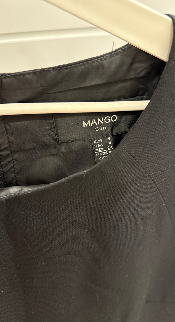 Siyah Midi Kolsuz cepli Kadın Elbise - Görsel 4