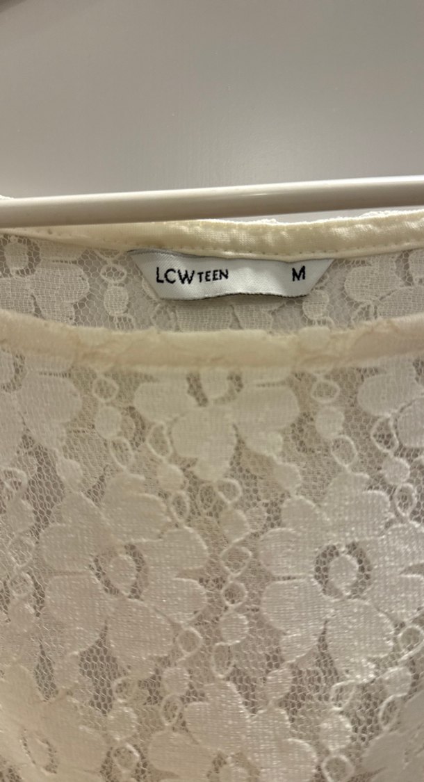 Yazlık bluz krem rengi - Görsel 3